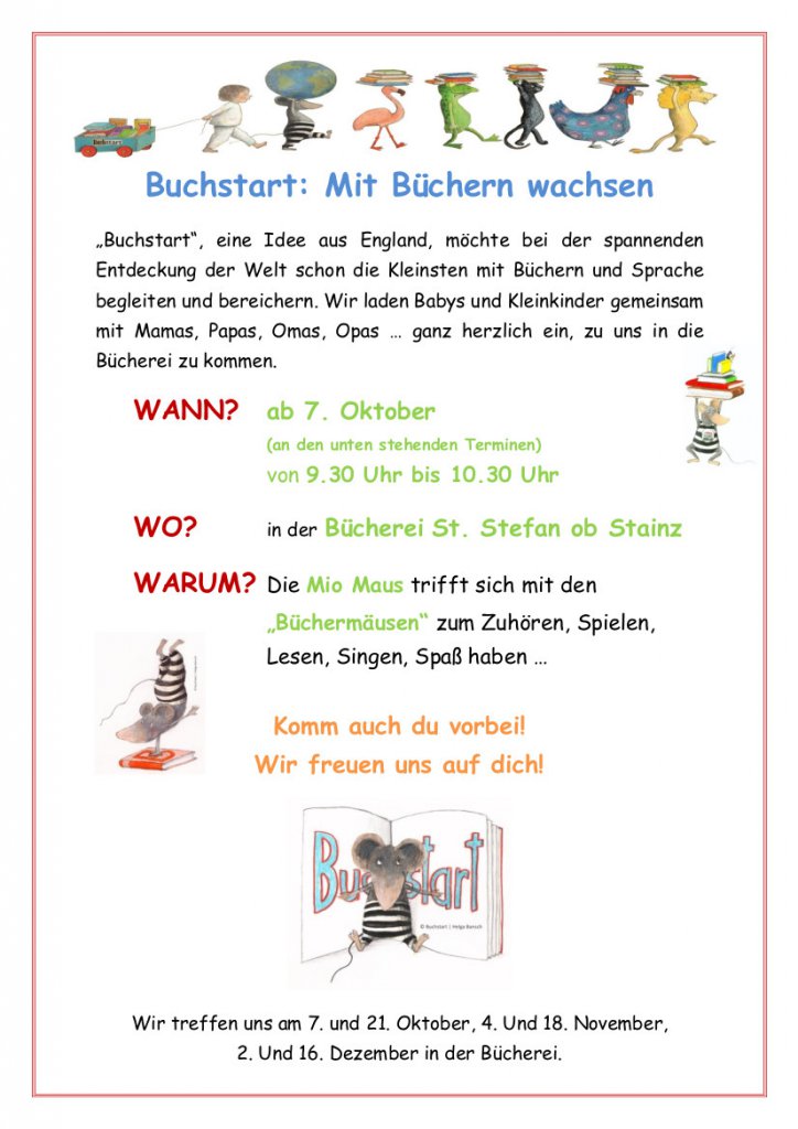 Buchstart: Mit Büchern wachsen